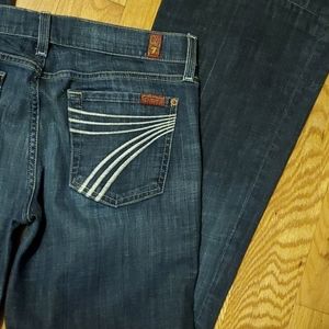 7 for all mankind dojo jeans size 28